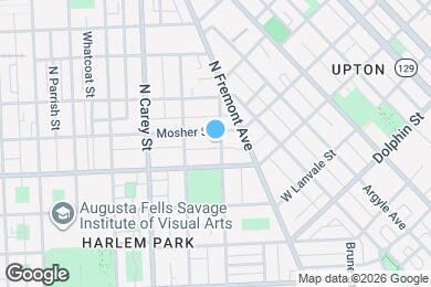 Map image of the property - 910 N Arlington Ave