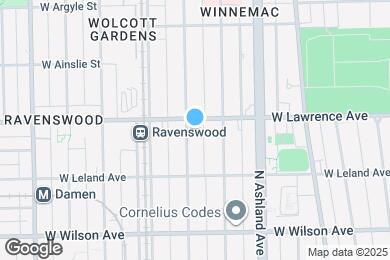 Map image of the property - 4747 N Hermitage Ave