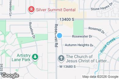 Map image of the property - 13536 S Rose Hill Dr