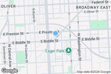 Map image of the property - 1232 N Gay St