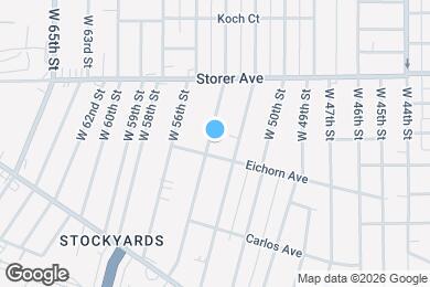 Map image of the property - 3449 W 54th St