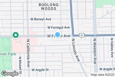 Map image of the property - 2615 W Foster Ave
