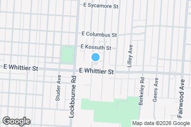 Map image of the property - 1098 Miller Ave