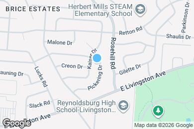 Map image of the property - 1739 Pickering Dr