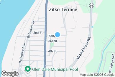 Map image of the property - 411 Zane St