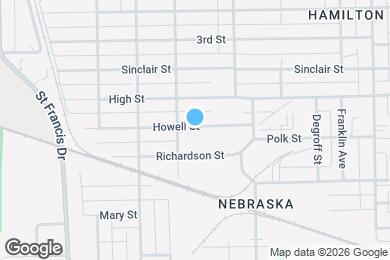 Map image of the property - 1641 Howell St