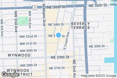 Map image of the property - 3250 NE 1st Ave