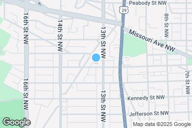 Map image of the property - 1311 Madison St NW