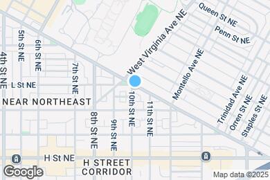 Map image of the property - 1003 Florida Ave NE