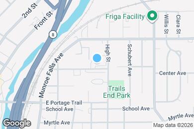 Map image of the property - 607 Center Ave