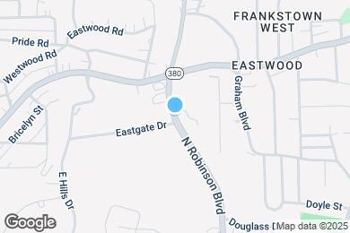 Map image of the property - 2698 Robinson Blvd