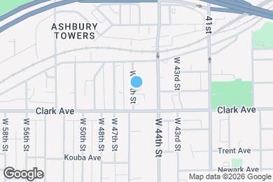 Map image of the property - 3061 W 46th St