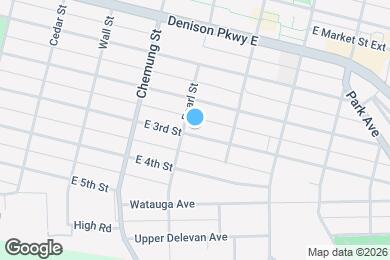 Map image of the property - 211 E 3rd St