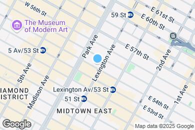 Map image of the property - 135 E 54th St