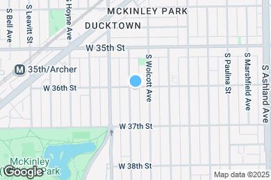 Map image of the property - 3601 S Winchester Ave