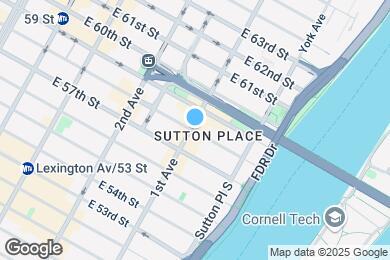 Map image of the property - East 58th Street | Chic Studio in Sutton P...
