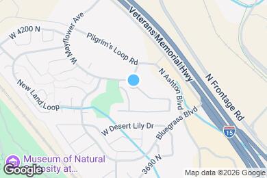 Map image of the property - 3159 W Davencourt Loop
