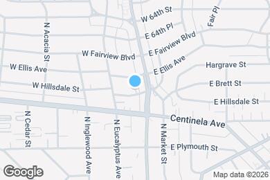 Map image of the property - 119 W Hillsdale St