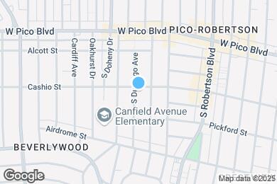 Map image of the property - 1508 S Durango Ave