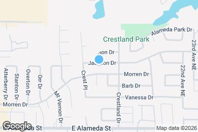 Map image of the property - 1704 Jackson Dr