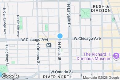 Map image of the property - 689 N Wells St