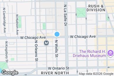 Map image of the property - 693 N Wells St