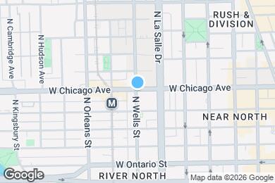 Map image of the property - 699 N Wells St