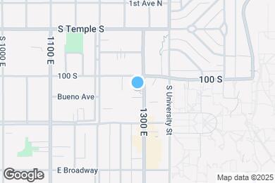 Map image of the property - 130 S 1300 E