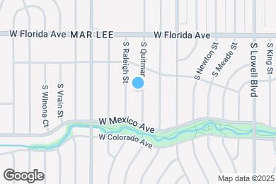 Map image of the property - 1637 S Quitman St