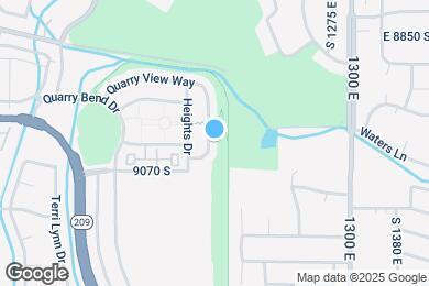 Map image of the property - 9023 S Quarry Stone Way