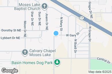 Map image of the property - 1213 W Gary St