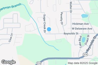 Map image of the property - 3702 W Reynolds St