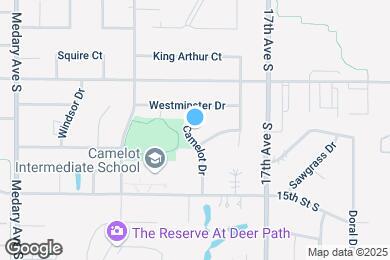 Map image of the property - 1311 Camelot Dr