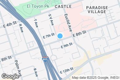 Map image of the property - 2209 E 8th St