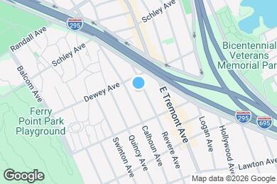 Map image of the property - REVERE AVENUE, BRONX
