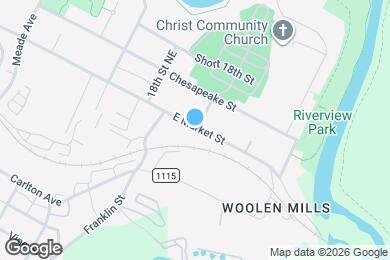 Map image of the property - 1622 East Market St