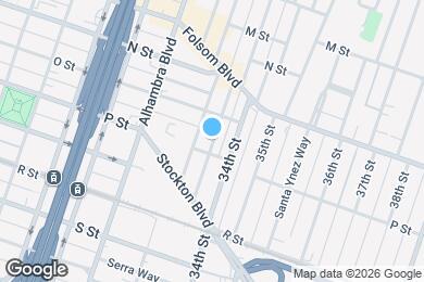 Map image of the property - 1555 1/2 32nd St