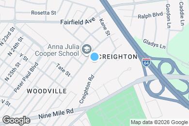 Map image of the property - Creighton Renaissance Apartments