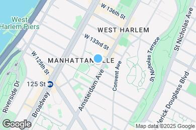 Map image of the property - 1440 Amsterdam Ave