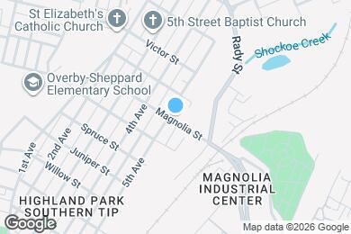 Map image of the property - 1602 Magnolia St