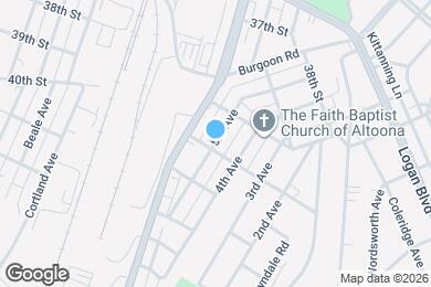 Map image of the property - 4045 5th Ave