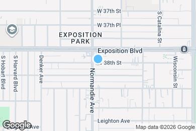 Map image of the property - 1276 W 38th St