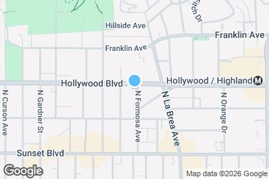 Map image of the property - Hayden on Hollywood...Authentic Hollywood Living Experience! Fully Remodeled Units...CALL NOW!