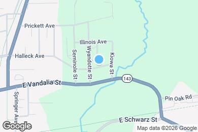 Map image of the property - 907 Michigan Ave