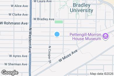 Map image of the property - 1612 W Barker Ave