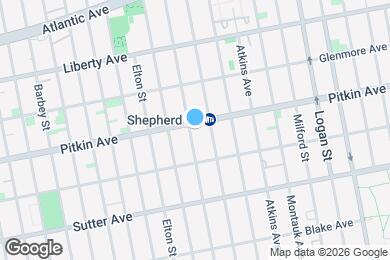 Map image of the property - 2462 Pitkin Ave