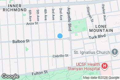 Map image of the property - 109 Balboa St