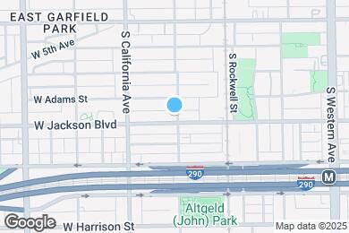 Map image of the property - 2700 W Jackson Blvd