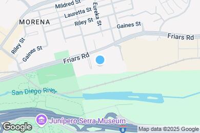 Map image of the property - 5765 Friars Rd