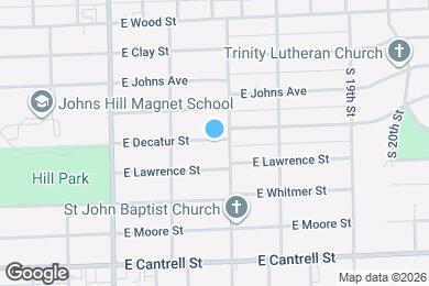 Map image of the property - 1527 E Decatur St
